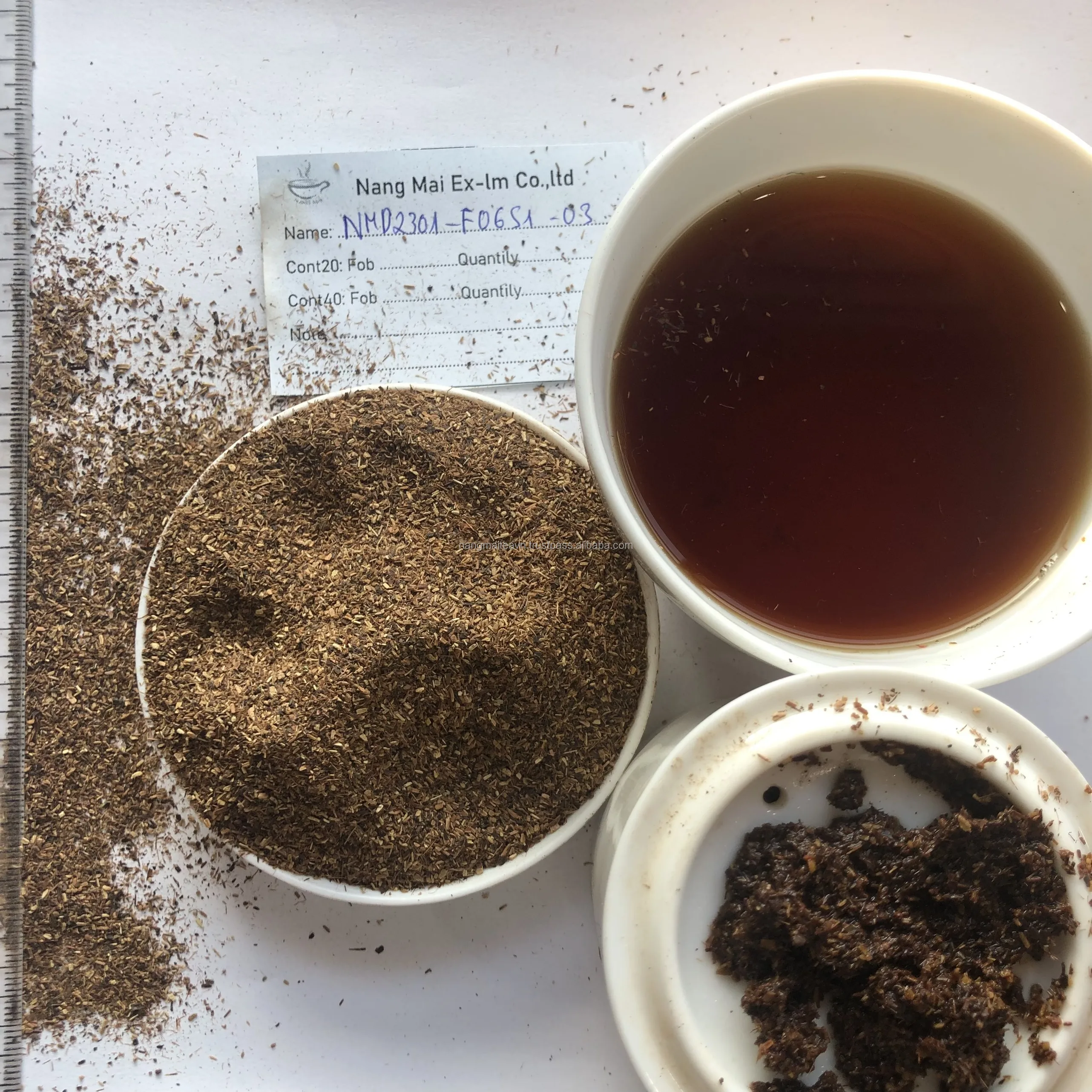 HOT ITEM 2O23 BROKEN FANNING CEYLON BLACK TEA CHEAP PRICE STRONG TASTE FRESH AROMA FULL-BODIED FLAVOR LOW GROWN AREA VIETNAM