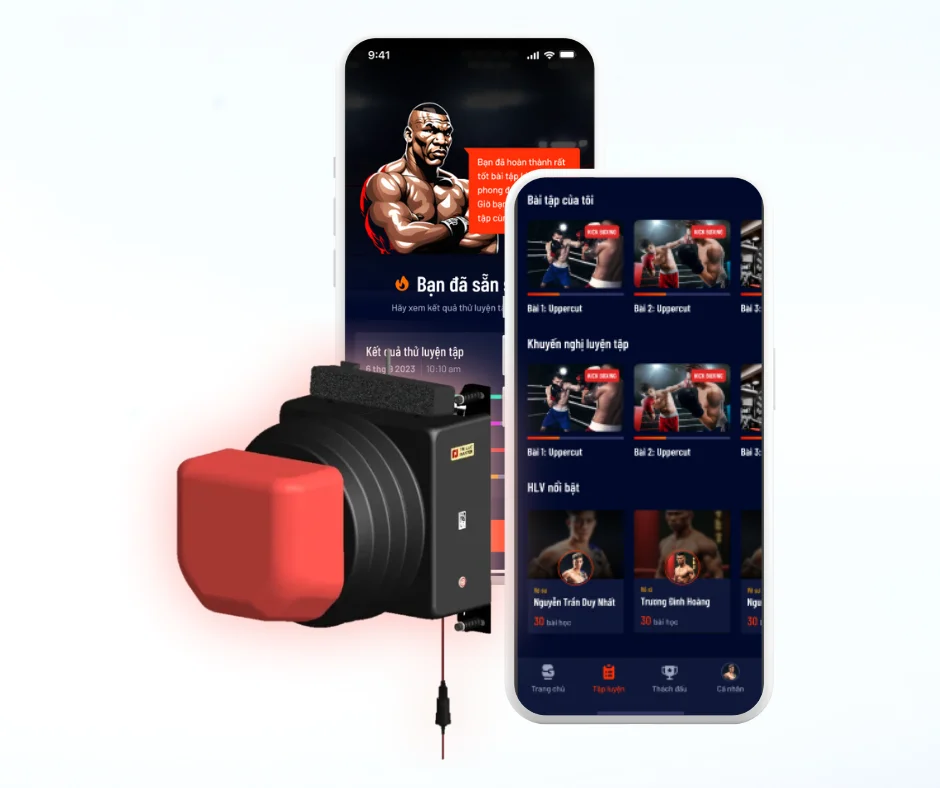 Smart Wall-Mounted Boxing Training Machine with Accurate Punch Measurement, AI Assistant, Music Workouts for All Ages
