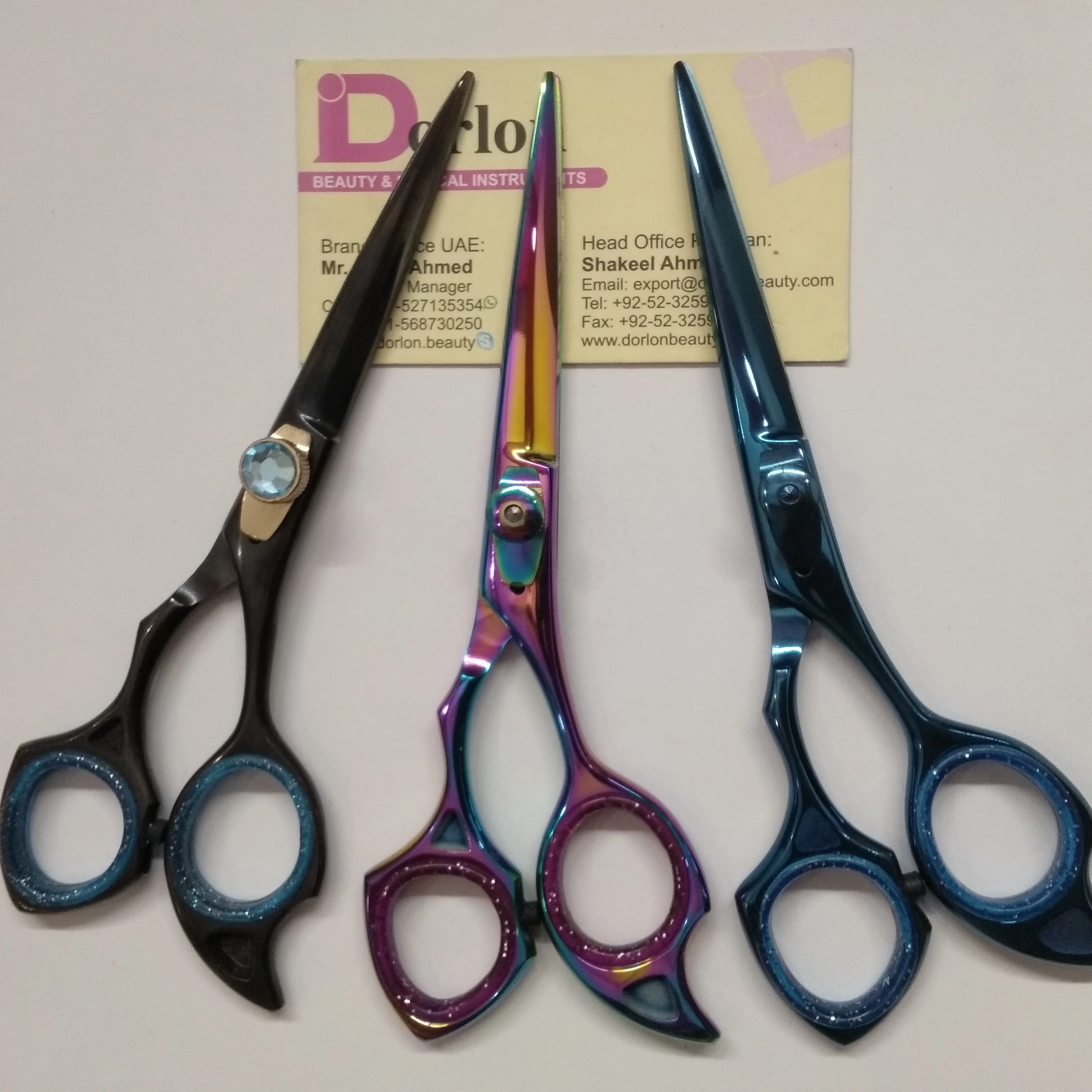 Professional Razor Edge Series Barber Hair Cutting Scissors - Japanese Stainless Steel Salon Scissors