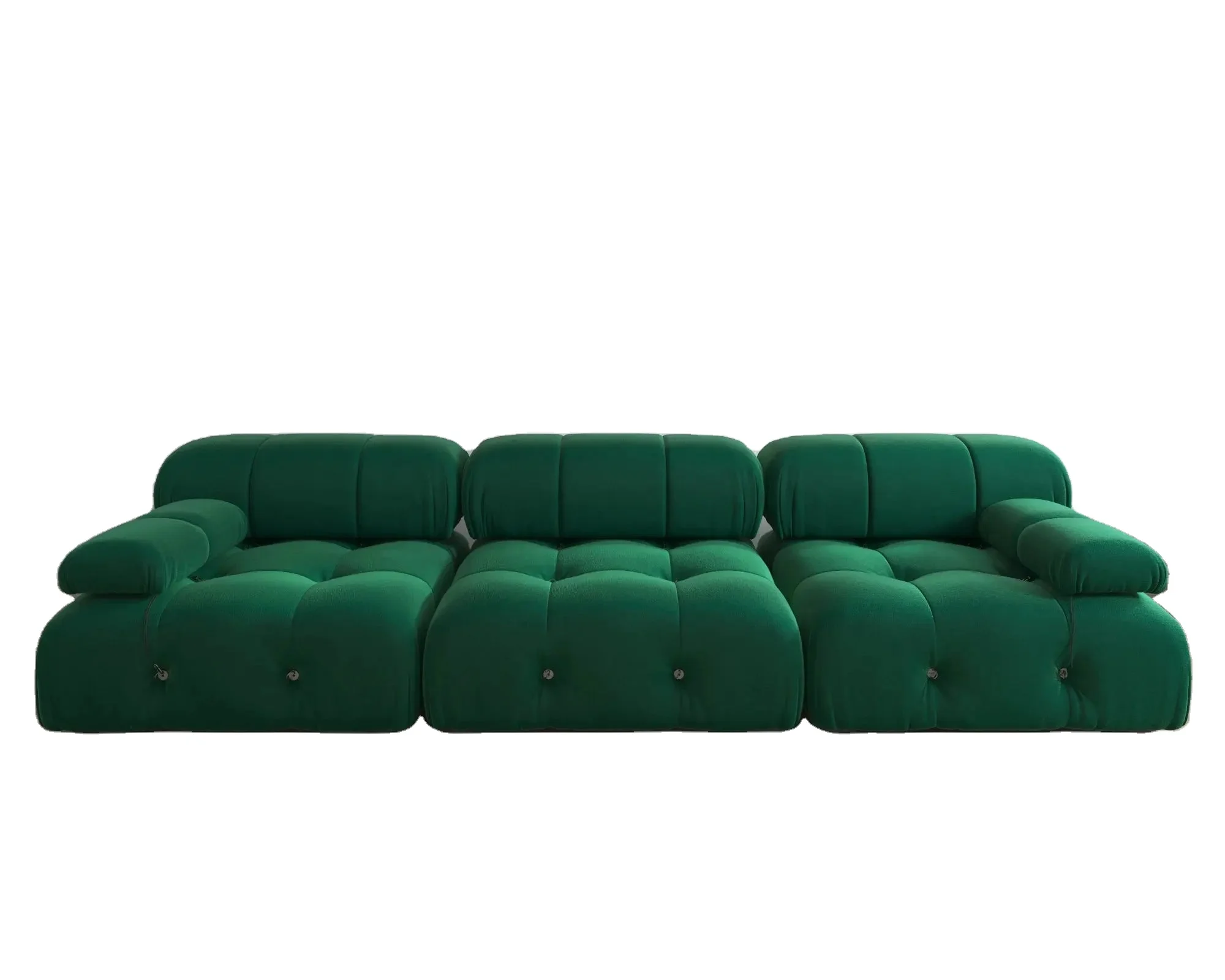 2024 Minimalist modern velvet sofa modular sectional cozy & comfy style convertible dining wholesale sofas