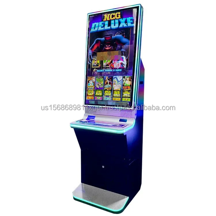 2024 Deluxe Skill Game 43-Inch Vertical 4K Touchscreen Monitor Customizable Coin Operated Fusion Games Luxury Fire Link VGA