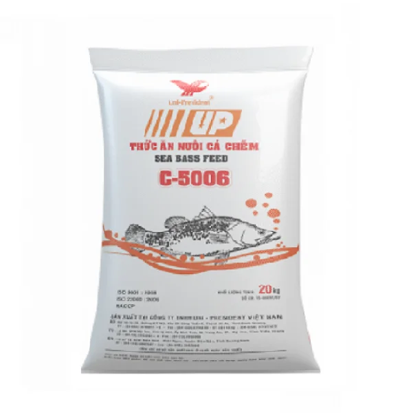 Feed specialized for Seabass fish - UP SEABASS FEED - for seabass fish 20kg/bag export from Vietnam good quality