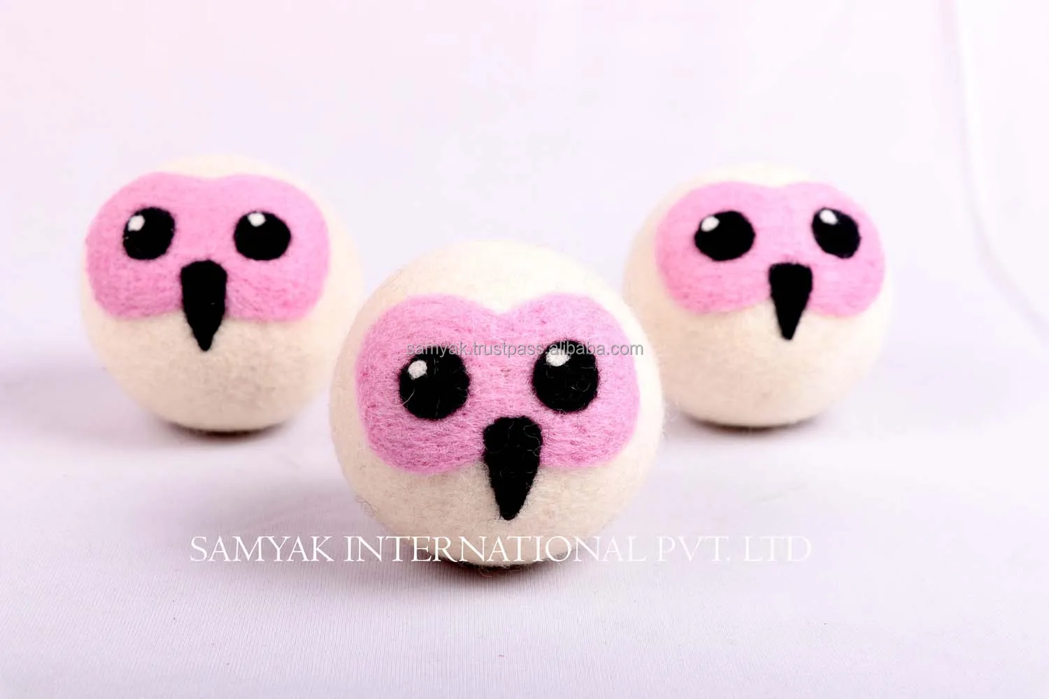 Premium Multiple Design Felt Dryer Laundry Balls Top Selling Merino Wool Eco Friendly Softener Reusable Balls Made in Nepal