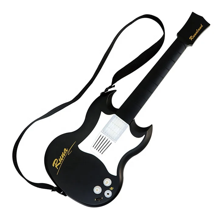 portable 8 chords touch play stringless electric Toy Guitar