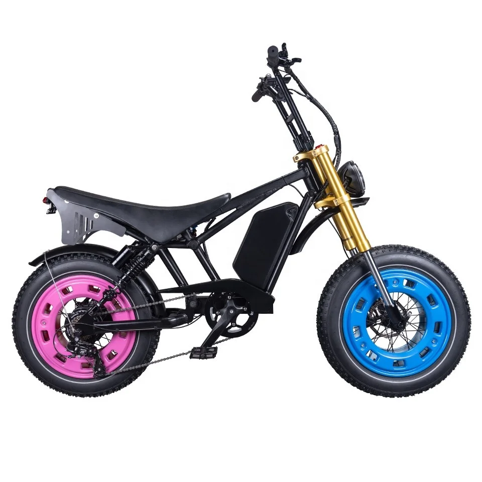 electric trail bike 350W 1000W 20inch*4 fat tire electric bike for sale electric bike from china ebike mtb full suspension mtb