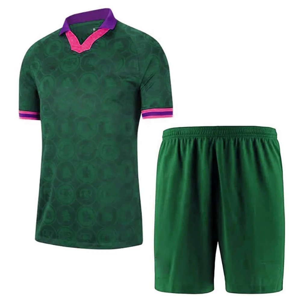 Customized Kids Boys Basketball Football Jersey Uniform 2 Piece Tracksuit Sublimation Quick Dry T-Shirts