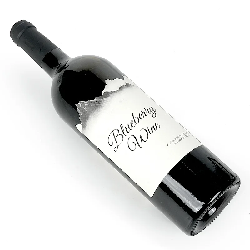 Factory Customized 750ml High-end Blueberry Wine Dry Western Farmer Brand