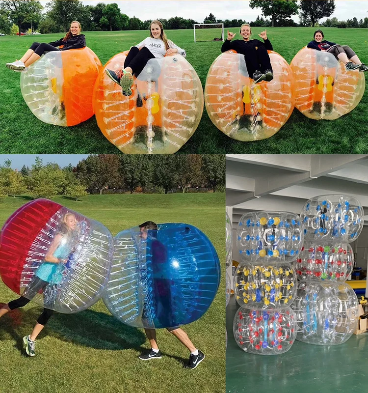 Inflatable Human Bubble Ball for Soccer  Bubble Game with Air Blower Pump, Available for Sale