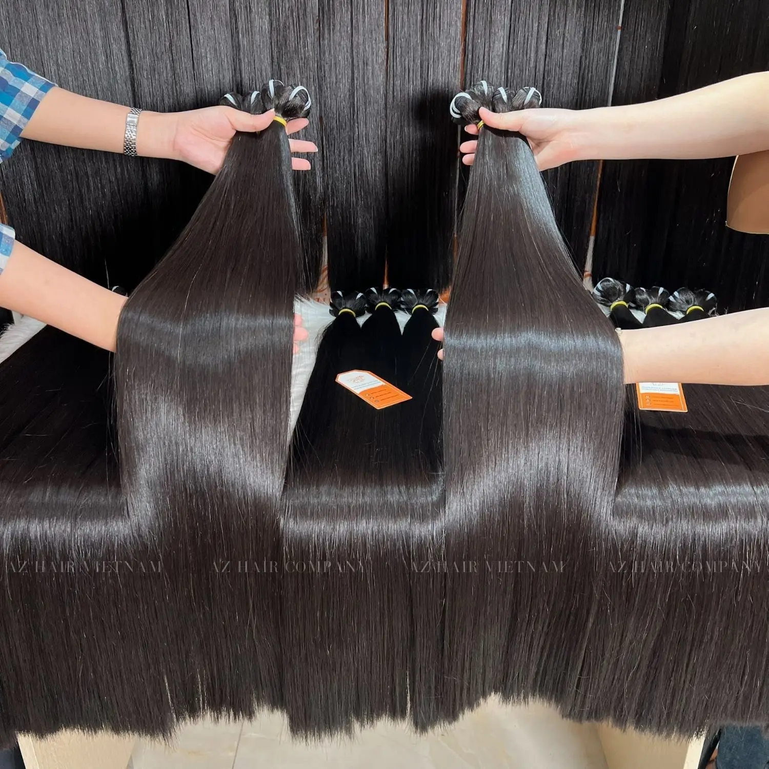 Best Selling Remy Hair Extensions Bone straight Weft 100% Vietnamese Human Hair Double Drawn Virgin Weft Hair