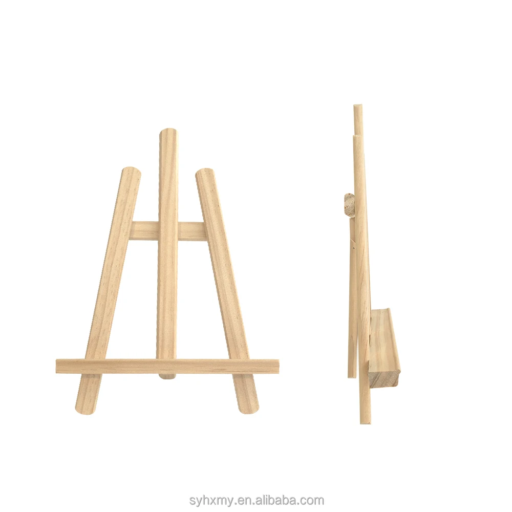 Pine Wooden Small Easels 14*20CM Folding Desktop Display Easel Stand for Art Painting Photo Display Art Easel