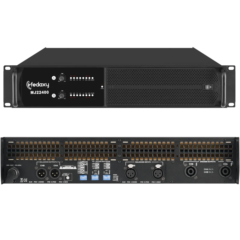 Приемники усилители Профессиональный модуль усилителя 2 канала 2400 Вт класс td усилитель мощности аудио