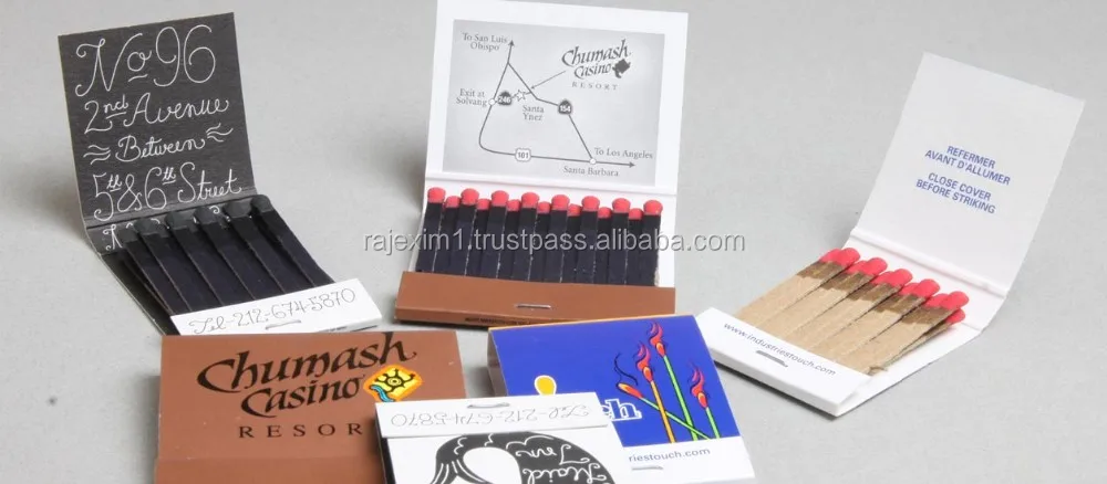 Best quality top selling promotional safety matches hotel matches for lighters and smoking accessories for export