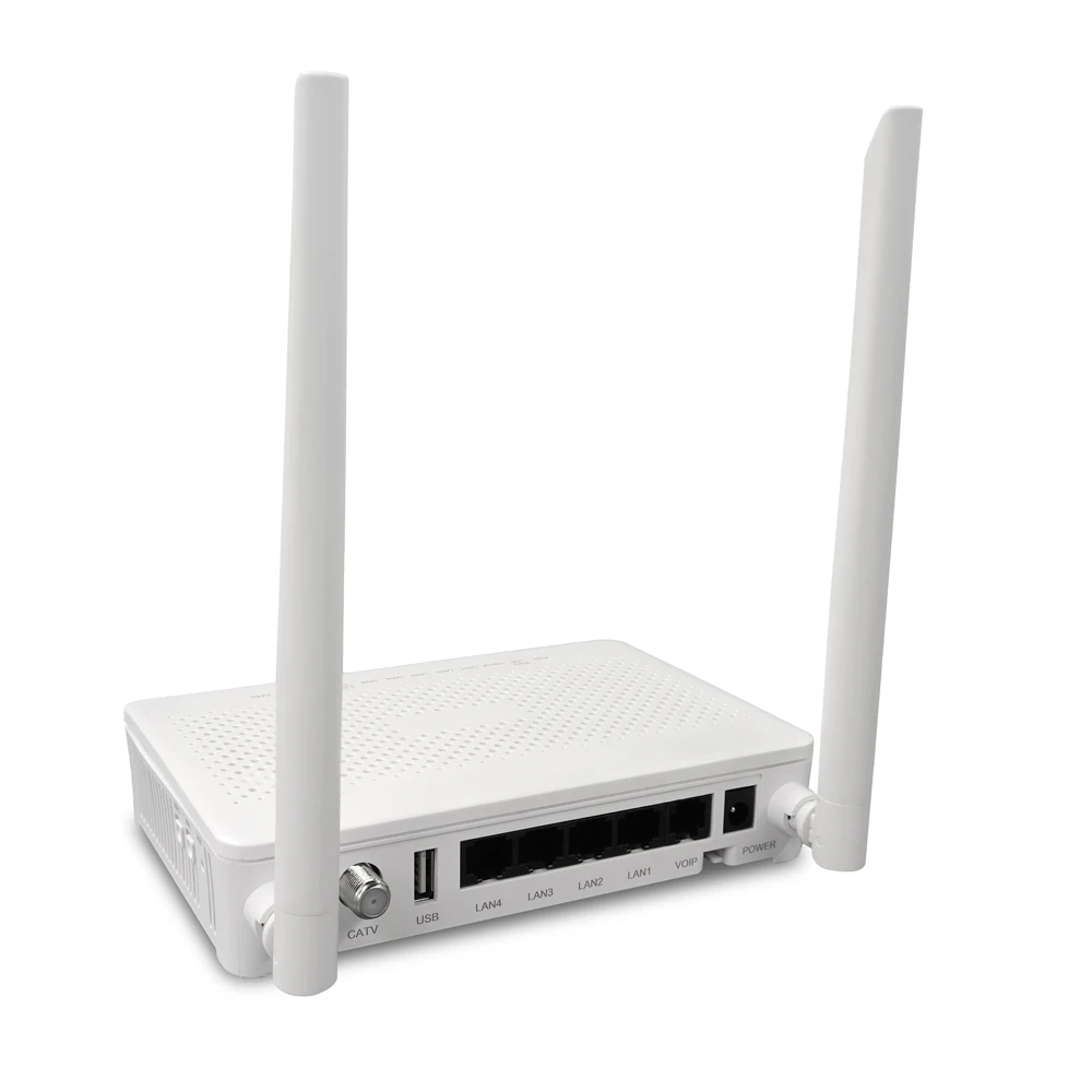 AC1200 CATV ONU XPON Wifi5 ONT GPON EPON Dual Band With CATV 4GE+2.4G+5G+VOIP+CATV WIFI Router Optical Network
