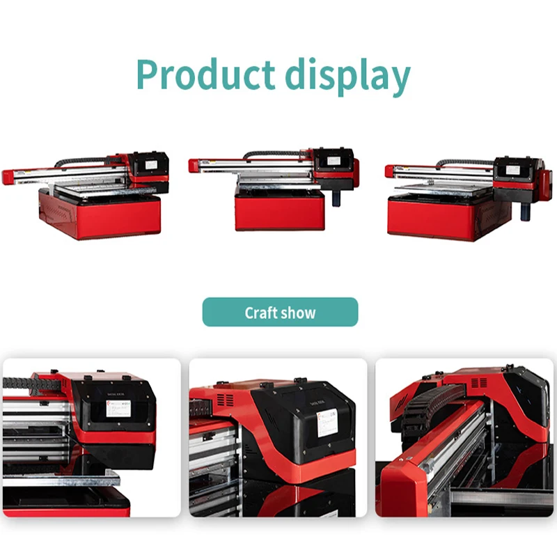 DOMSEM Inkjet A1 Uv Printer 6090 Machine Ab Film Spot Printer 6090 Uv Flatbed Printer For metal  Acrylic Phone Case Cover Card