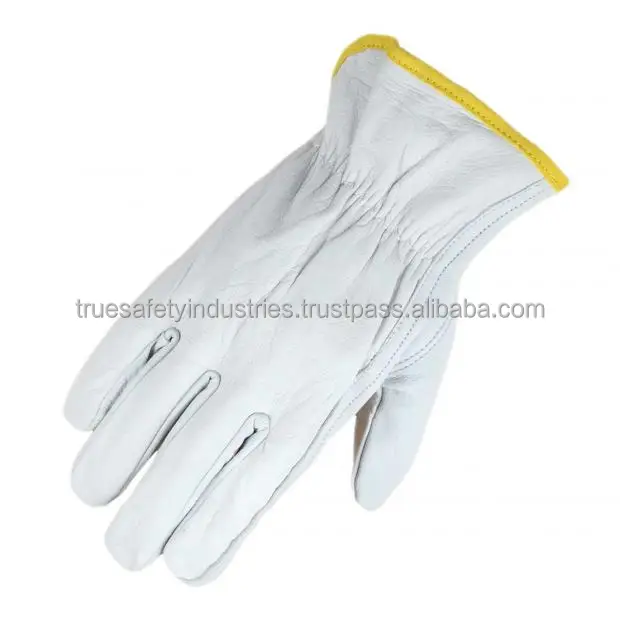 Производство продано дешевые удобные дышащие рабочие перчатки из овчины