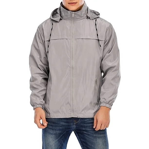 Ветровка, куртка, индивидуальный дизайн, OEM-сервис, Мужская ветровка из 100% полиэстера, оптовая продажа