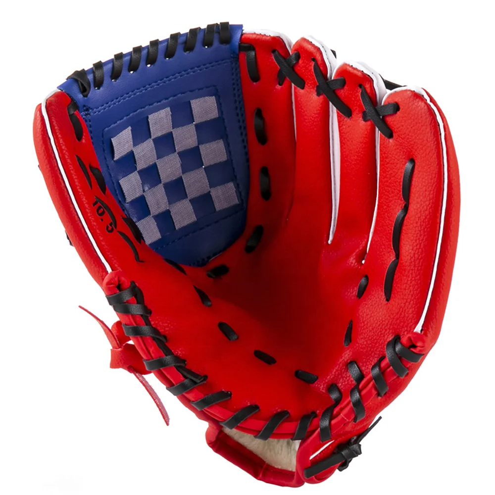 Best Quality Customized PVC Leather Baseball Gloves Catching Gloves for Adult & Child Left-handed Infielder Custom Logo