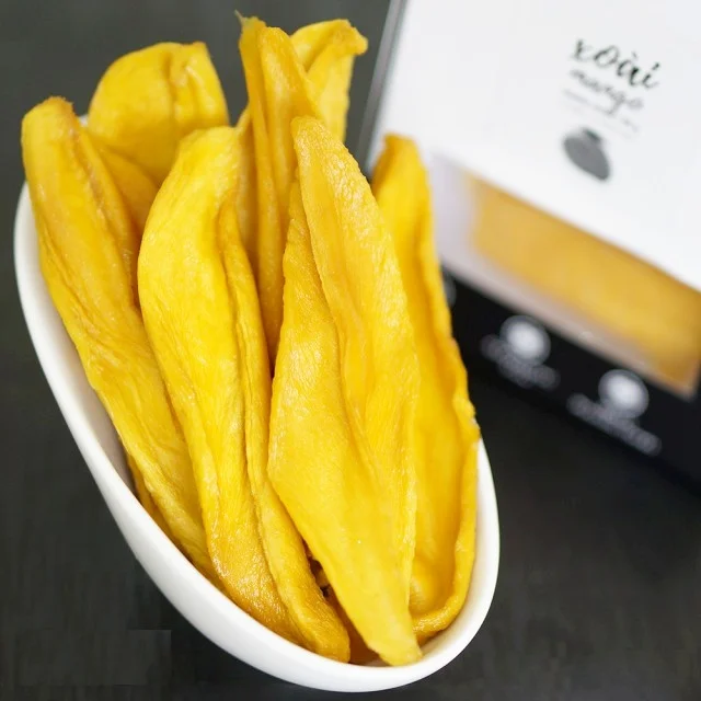 Dried Vietnamese mango is a delicious low-fat nutritious snack dry mango makes a healthy addition to any kids lunch box
