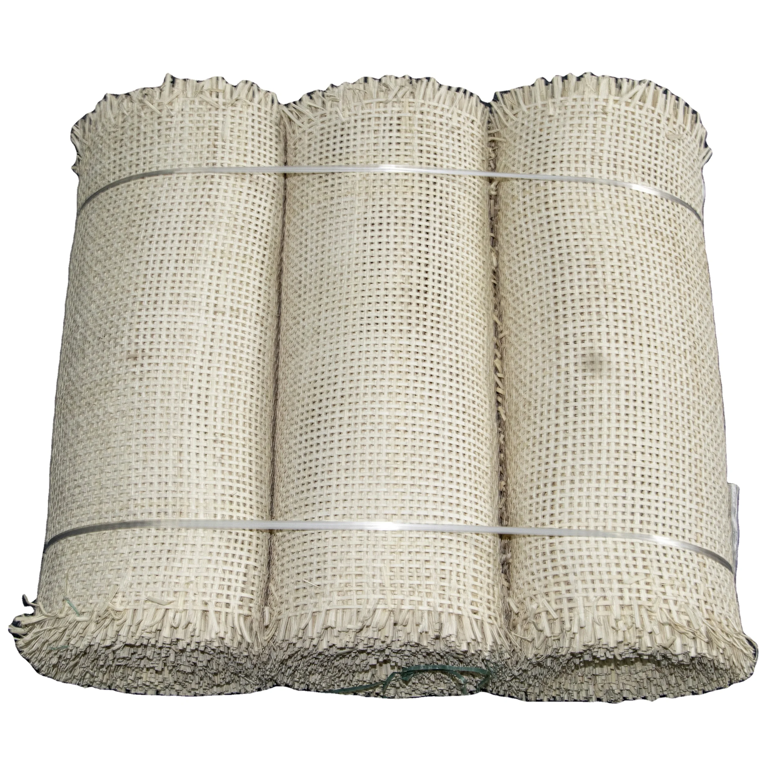 Weaving Natural/Bleached Synthetic Rattan Cane Webbing Roll various size Premium Quality for decoration from Viet Nam