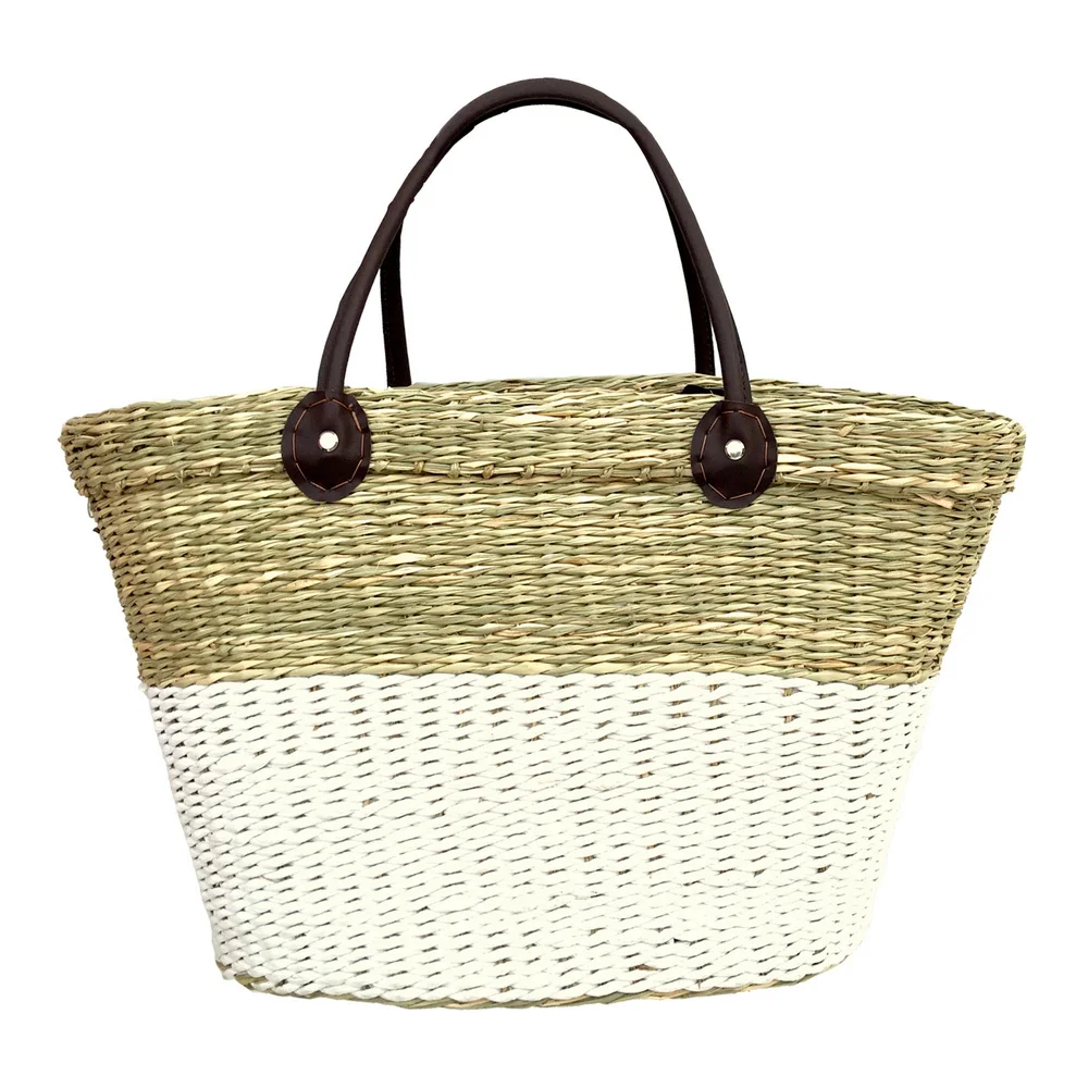 Женская соломенная сумка