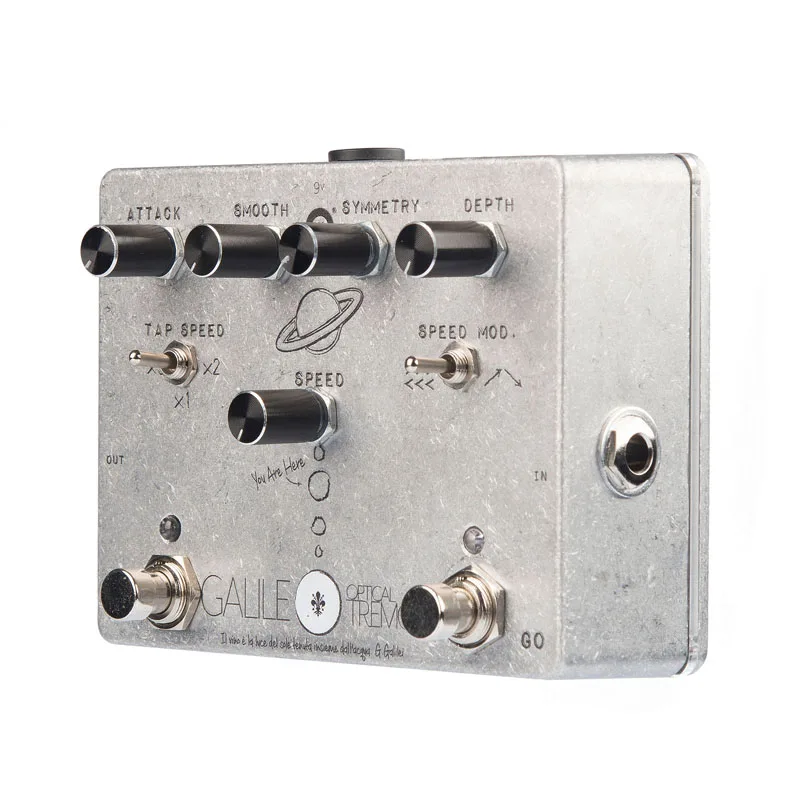 Acoustic Guitar- Hand Made Guitar pedal Galileo Optical Tremolo for Elettric Guitar - Made in Italy luxury fashion