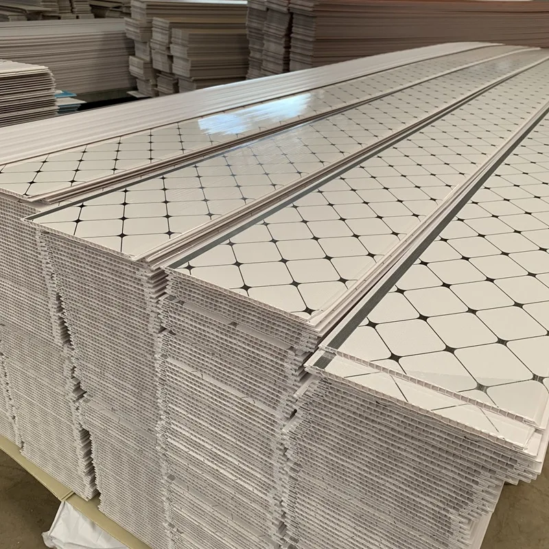 High quality PVC marble sheet wall panel board waterproof  buckle plate for bathroom office ceiling plate 1220mm