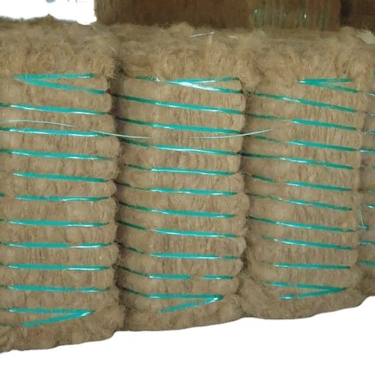 BROWN COIR FIBER BALE SALE FROM INDIA