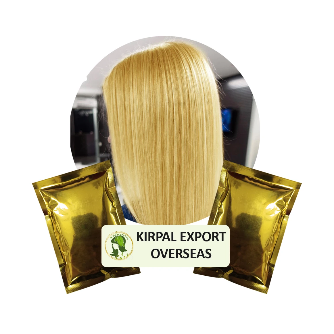 Ecocert Certificate Imported Refined Shifted Ammonia-Free Herbal Blonde Henna Hair Color Manufacturer Exporter