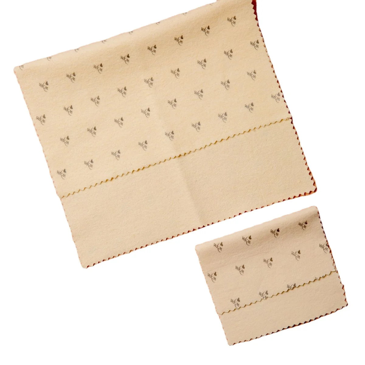 Silver ring polish cleaning cloth with custom logo available size 11 x 16 cm