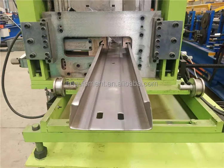 Purlin Frame Automatic C Shape Steel Frame Metal Making Production Line C Purlin Cold Roll Forming Machines