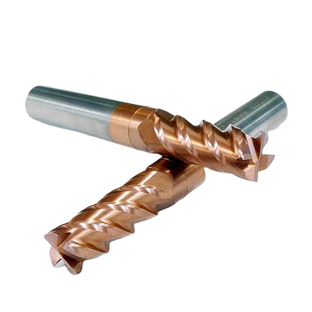 manufacturer carbide end mill milling cutter 4 flute tools for cnc cut