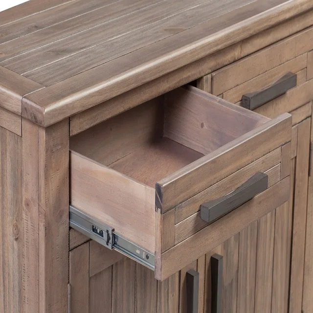 ATLAS Brand Wooden Kitchen Cabinet Modern Design Dining Room Furniture OEM ODM Carton Box Package Made In Vietnam FOB Price