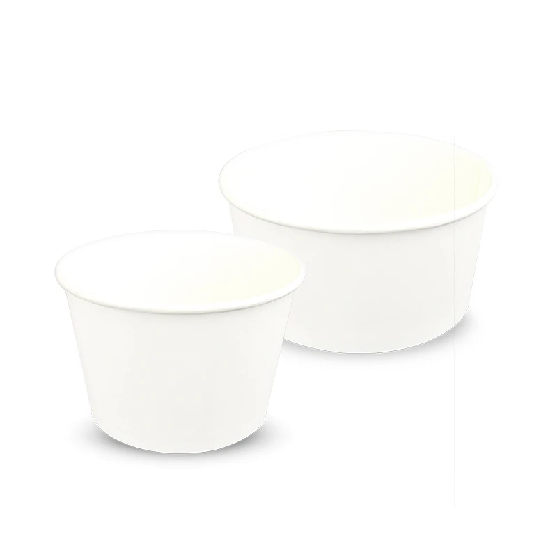 Кастомизированная бумажная чаша 850cc 150 мм для упаковки пищевых продуктов в кафе ресторанах и службах доставки