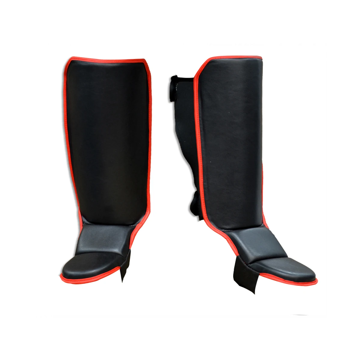 Custom Design Pu Leather Shin Guards MMA Martial Art Equipment Mudassar Sports Shin Guards