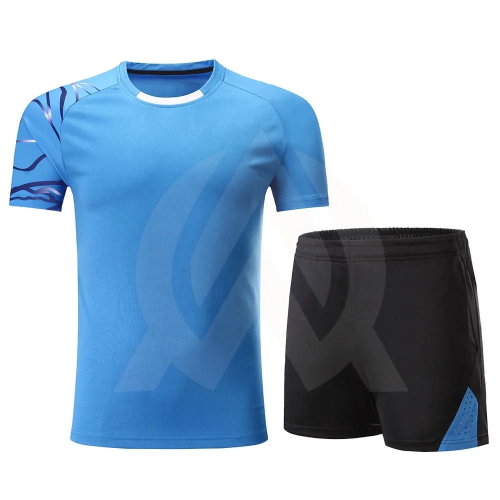 Top trending Custom best Badminton Clothing Shirts and shorts Tennis Wear Wholesale Sublimation Printing Men Uniforms