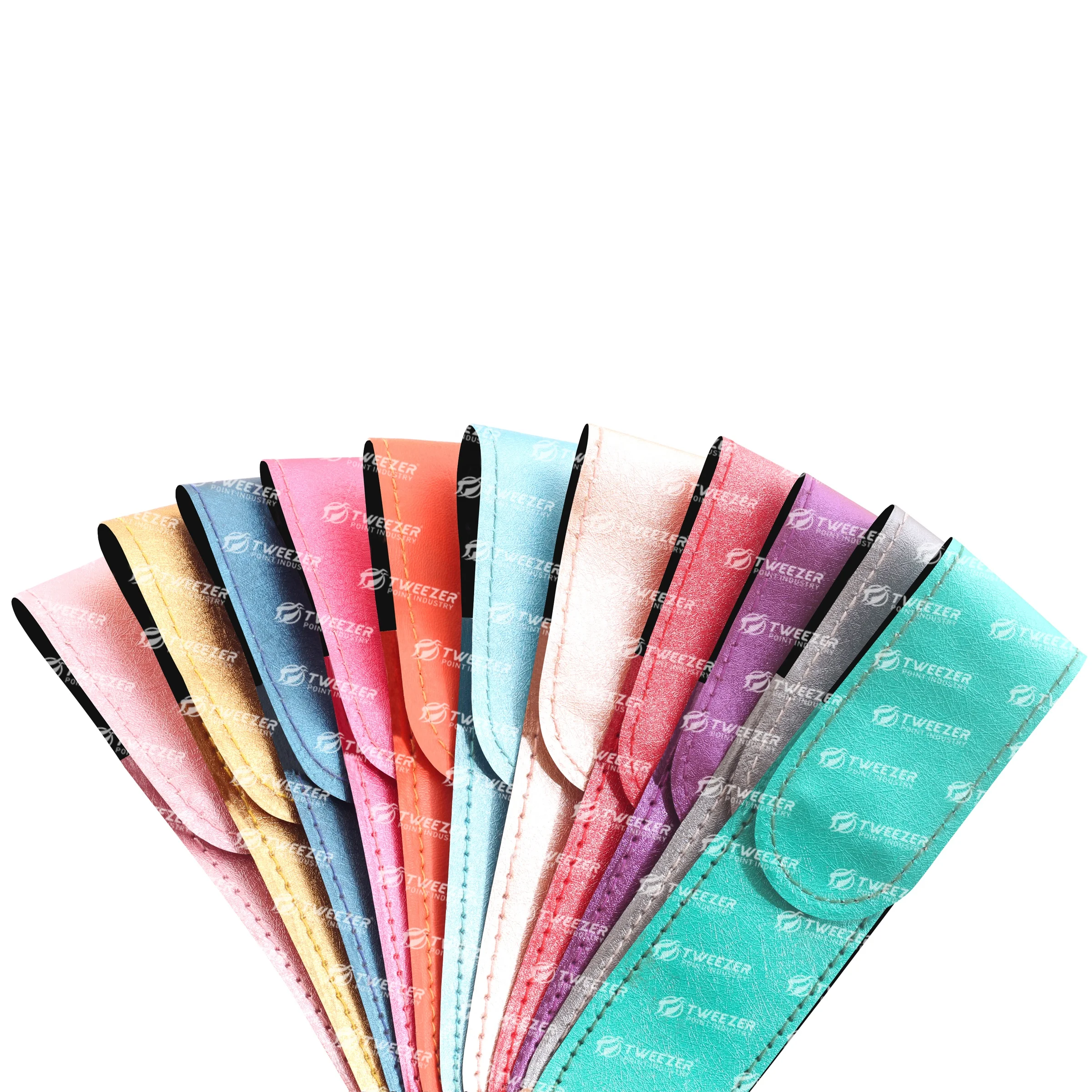 Light Weight Boot Volume Eyelash Extension Tweezers Customized Logo Anti Static White Color Diamond Grip Tweezers