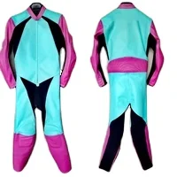 LONG BOARD DOWNHILL SUIT SKATE BOARD LEATHER ONE PIECE SUIT