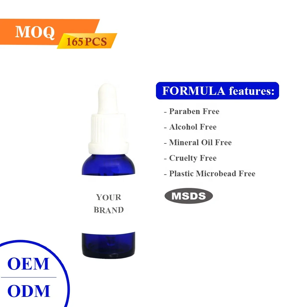 EGF Recovery Serum Hyaluronic Acid Anti-Wrinkle Facial Moisturizer Collagen Stimulation Herbal Oils Dry Sensitive Avocado Oil