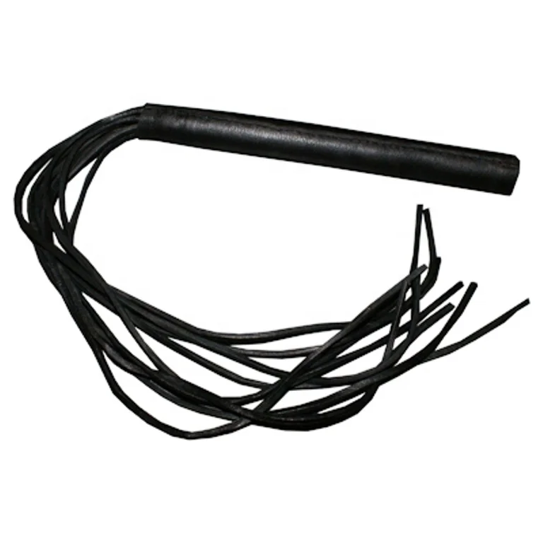 HMB 527B LEATHER BULLWHIPS FLOGGER BLACK WHIPS BDSM SPANKING FLOGGERS
