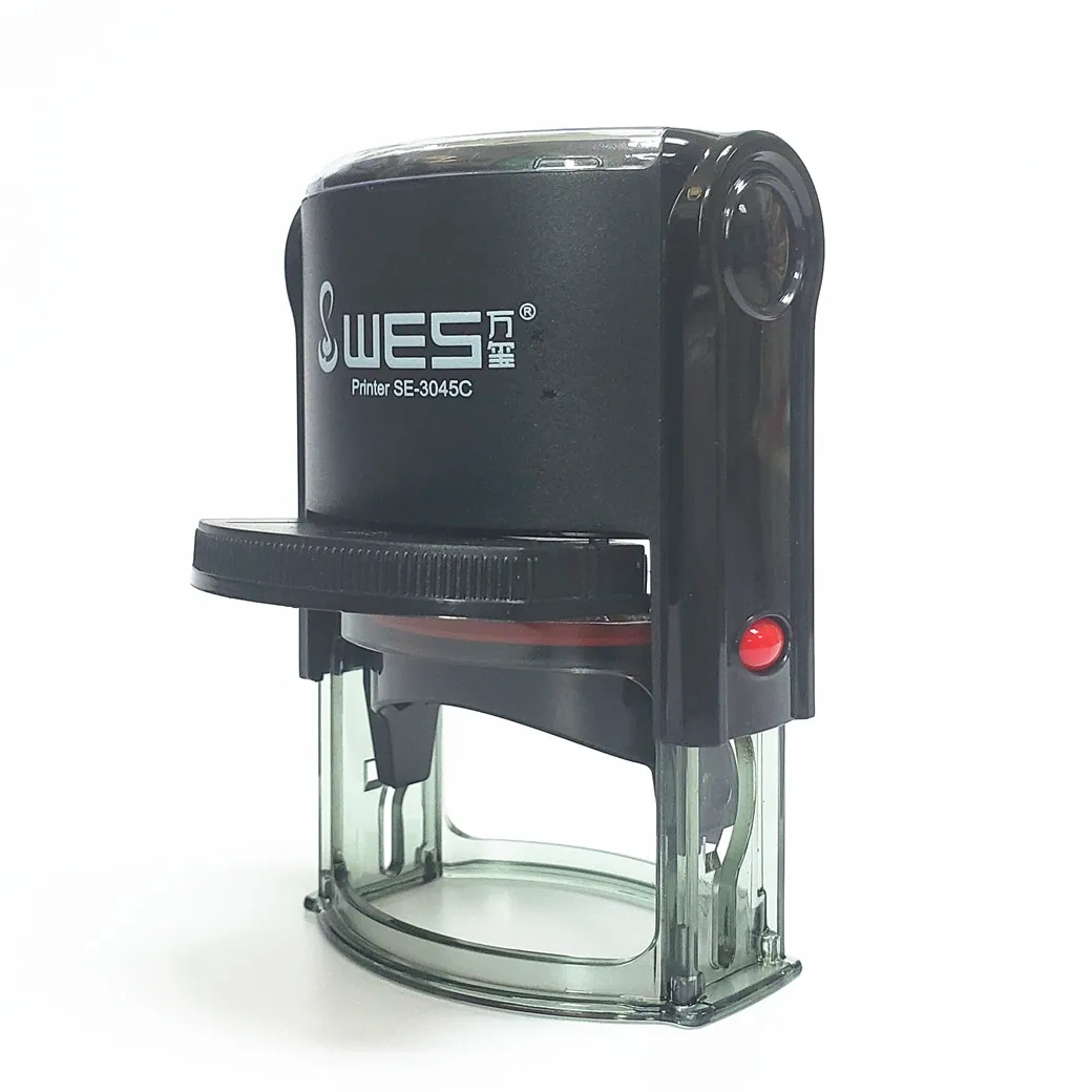 Good quality office stamp WES SE-3045 self-inking stamp custom business stamp