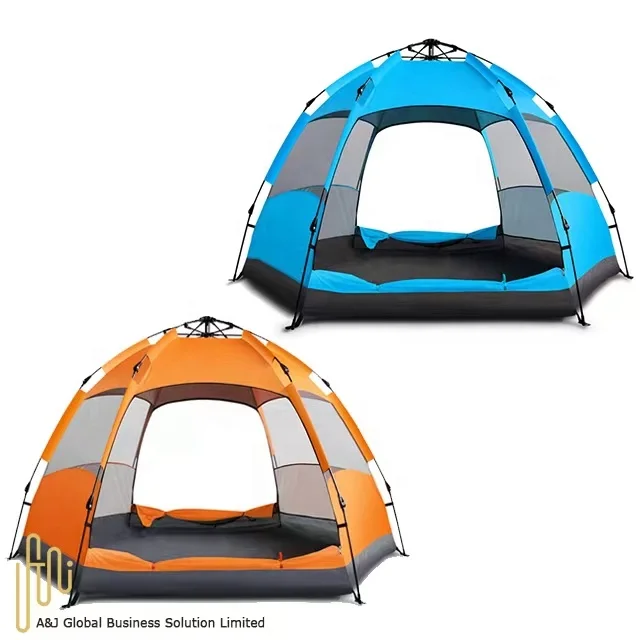 Fully Automatic Double Layer Outdoor Tent for Summer Camping Portable and Dream Experience Small Dome Tent