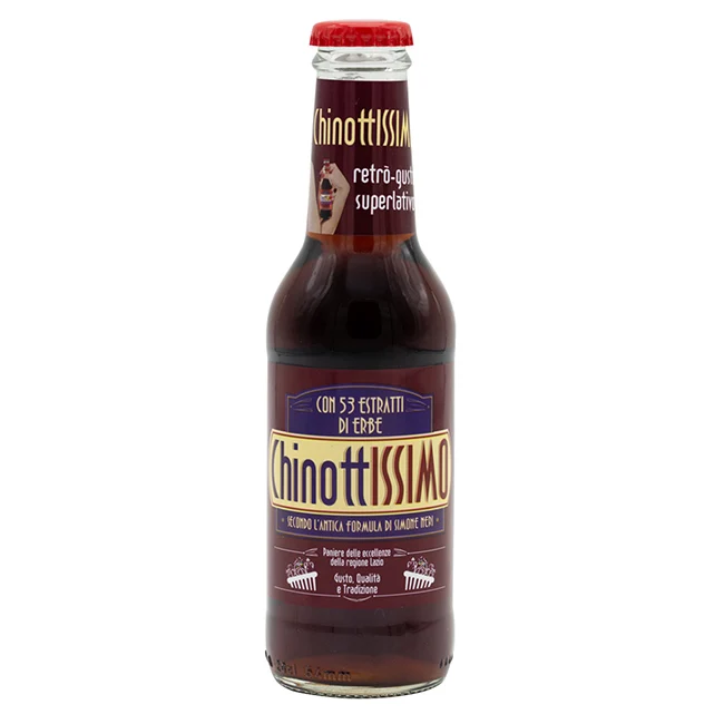 High quality original formula CHINOTTISSIMO 200ml orange energy herbal healthy beverage 200ml soft drinks italy