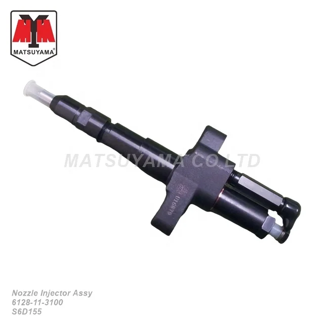 Injector Assembly for Komatsu 6D155 S6D155 SA6D155 OEM 6128-11-3100 6128113100