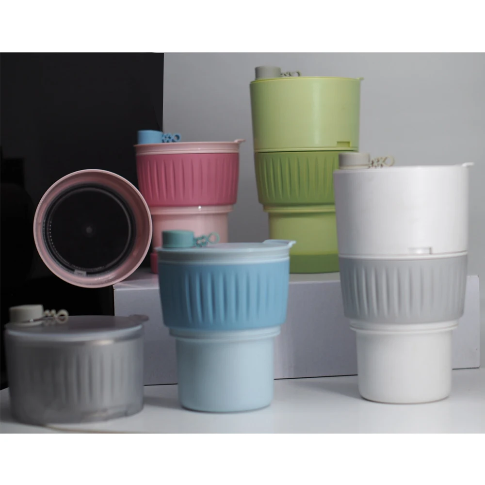 Custom Logo 760ml Reusable PP Modular Assembly Snack Coffee Cup Heat-Resistant Drinkware