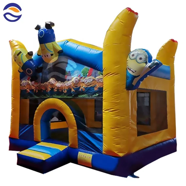 Minion Castle Inflatable Bounce House Bouncer Inflatable Castle For Kids
