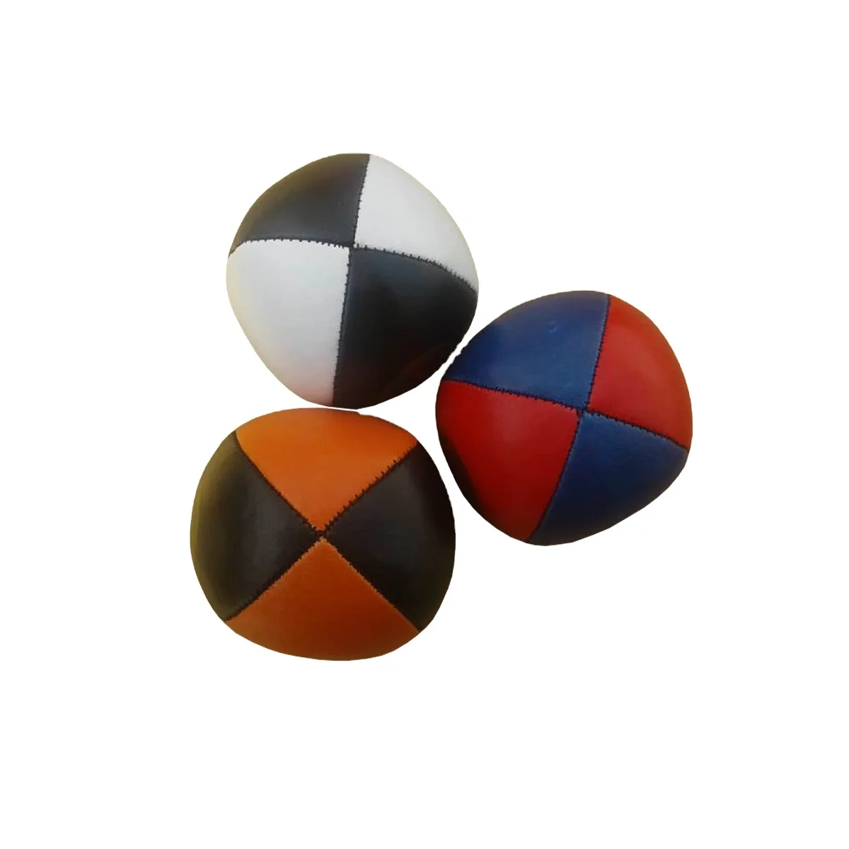 Wholesale High Quality synthetic Pu Leather juggling Balls Multi-Colored Soft balls toys for child