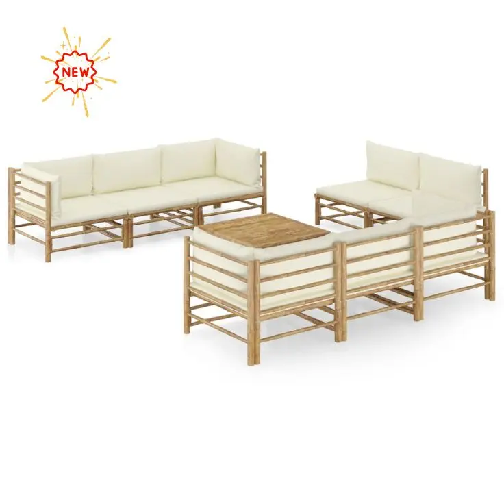 Best-Selling Foldable Set of Table and Chair for Living Room or Outdoor, Bamboo Products Made in Vietnam