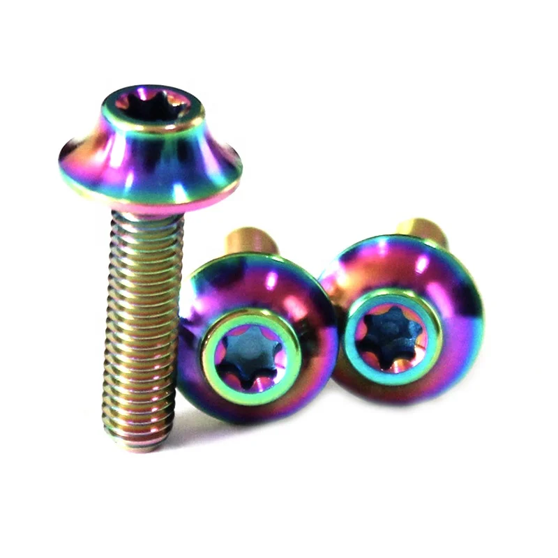 Titanium Screw Pure Titanium Round Head Cross Bolt Round Head Screw Titanium Alloy Fasteners