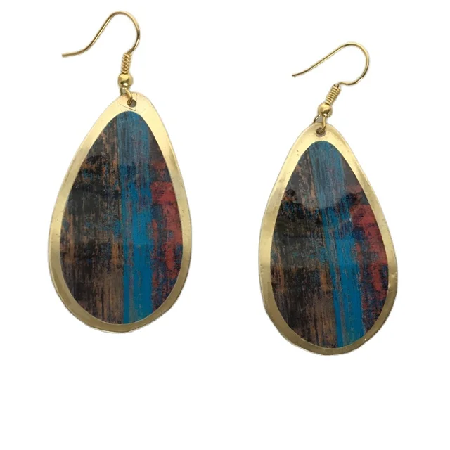 Best Brass with golden plated designed sticker set on top earrings set jewelry for women accessories fashion jewelry earrings