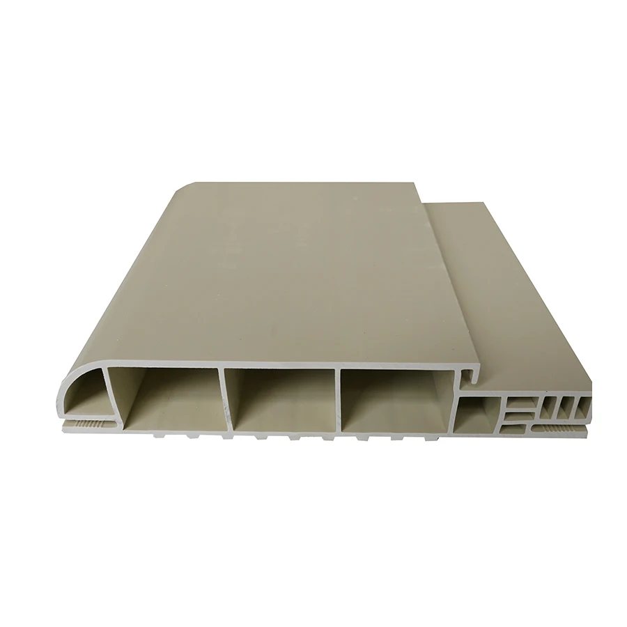 JIAHome Modern Design Waterproof Interior PVC UPVC Door Frame with PVC Film Laminated